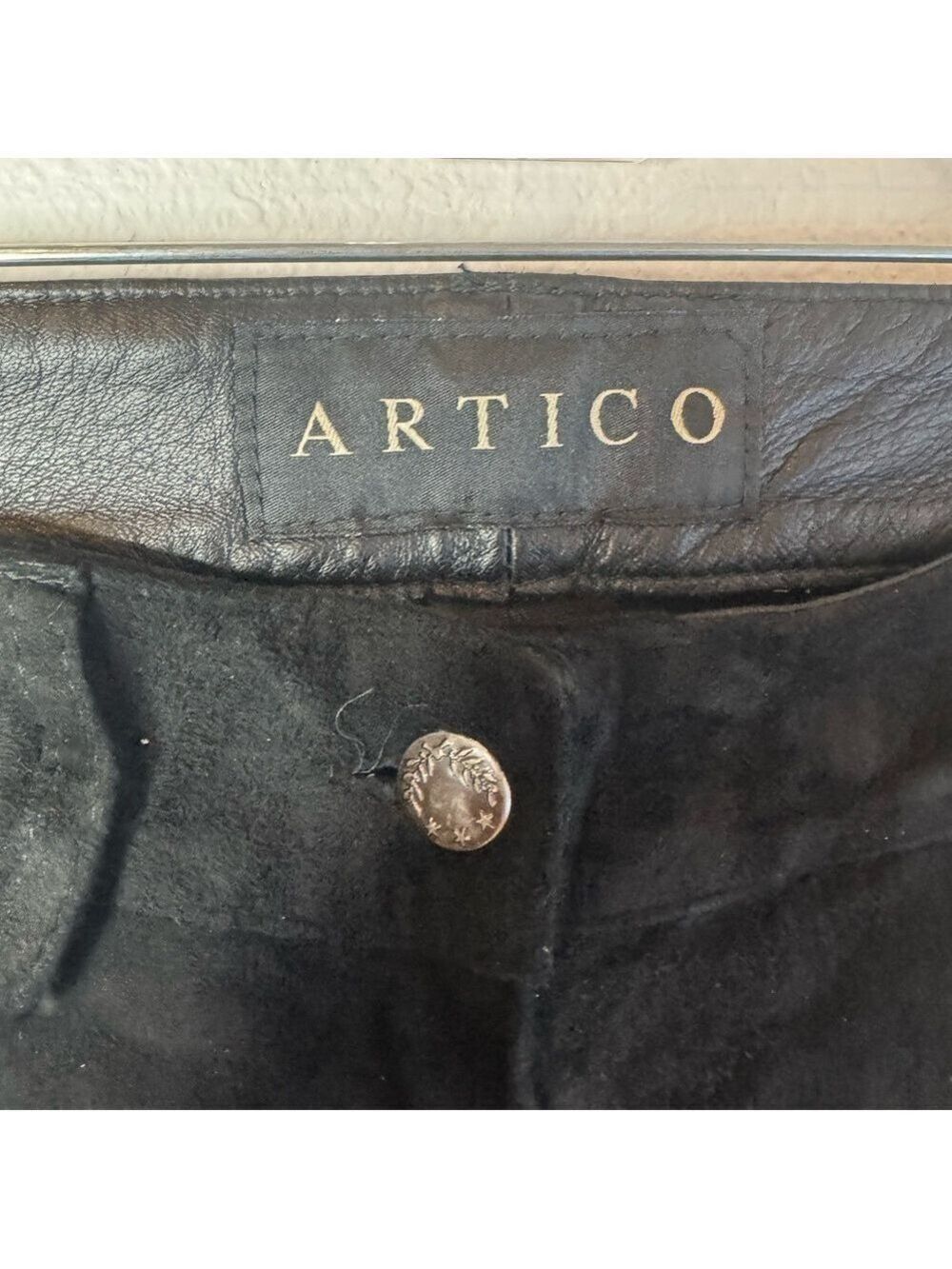 ARTICO {AXEL’S VAIL} Suede Black Pants - Picture 5 of 17